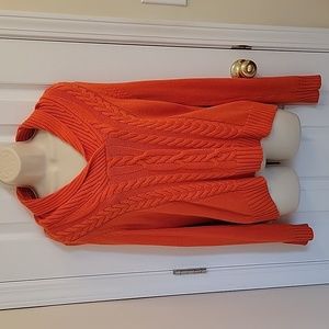 Orange Long Sleeve Sweater